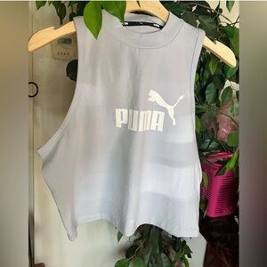 Puma Women's Light Gray Muscle Tee